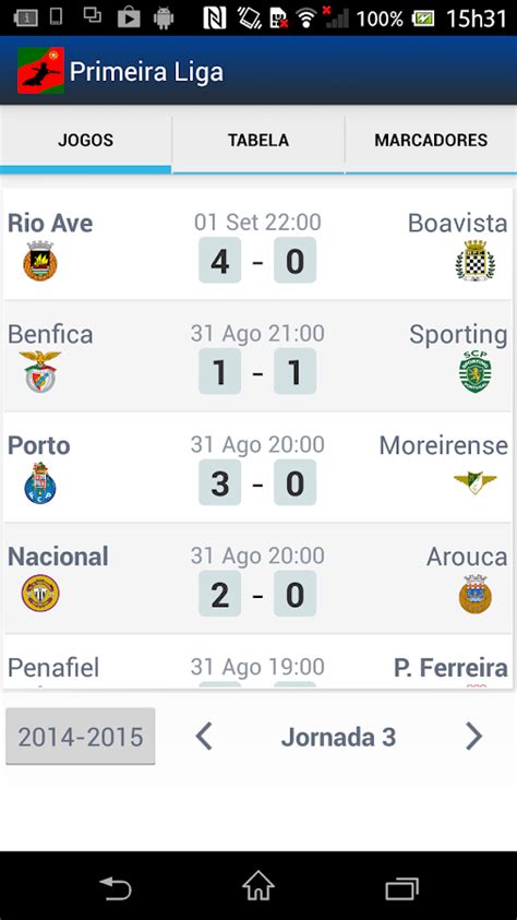 primeira liga standings|Summary .